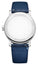 Special Edition Baume & Mercier Classima Automatic GMT Stainless Steel Blue Dial Blue Fabric Interchangeable Black Leather Strap Mens Watch M0A10734 - WAB - Shipping Dept.