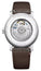 Special Edition Baume & Mercier Classima Power Reserve Automatic Stainless Steel Gray Dial Brown Fabric Interchangeable Black Leather Strap Mens Watch M0A10718 - WAB - Shipping Dept.