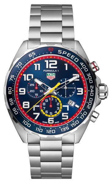 Special Edition TAG Heuer Formula 1 x Red Bull Racing Chronograph Stainless Steel Blue Dial Date Divers Quartz Mens Watch CAZ101AL.BA0842 - WAB - Shipping Dept.