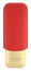 S.T. Dupont Dragon 2 Cigar Case Red/Burgundy Leather Yellow Gold - Tone Metal 183271 - Watches & Beyond