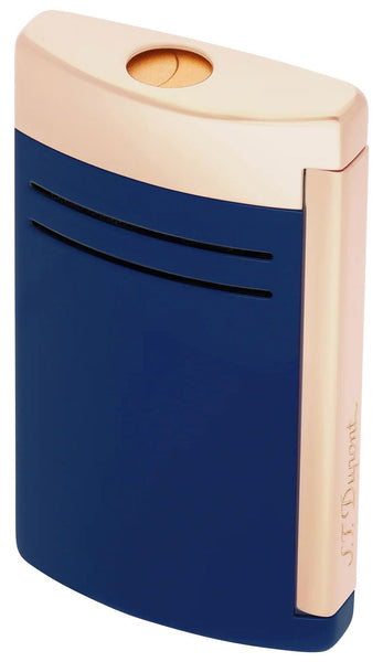 S.T. Dupont Maxijet Dragon Lighter Rose Gold Plated & Blue Lacquer 020173 - Watches & Beyond