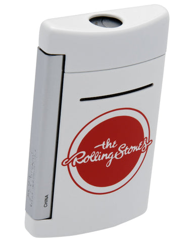 S.T. Dupont Rolling Stones White MiniJet Lighter Limited Edition Tongue And Lips 010109RS - WAB - Shipping Dept.