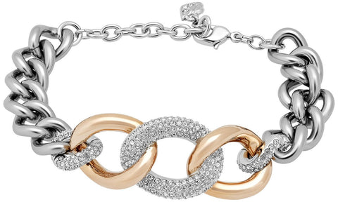 Swarovski Bound Crystal Pavé Chain Stainless Steel Link Bracelet for Women 5106536 - WAB - Shipping Dept.