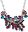 Swarovski Cardinal Rhodium Plated 5113430 Multi - Color Crystal Large Bib Necklace for Women - WAB - Shipping Dept.