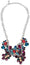 Swarovski Cardinal Rhodium Plated 5113430 Multi - Color Crystal Large Bib Necklace for Women - WAB - Shipping Dept.