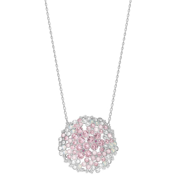 SWAROVSKI Cherie 5111318 Pink Crystals Flowers Rhodium Plated Pendant Necklace - WAB - Shipping Dept.