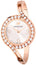 SWAROVSKI Crystal Authentic Lovely Crystals Bangle Watch, Metal Strap, Rose Gold Tone - High Class Stone Studded Swiss Made Timepiece Jewelry and Everyday Accessory for Women - WAB - Shipping Dept.