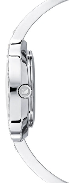 Swarovski Lovely Crystals Bangle Stainless Steel Silver Dial Women's W