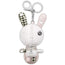 SWAROVSKI Crystal Authentic Mathilde Stainless Steel Grey Rabbit Bag Charm - WAB - Shipping Dept.