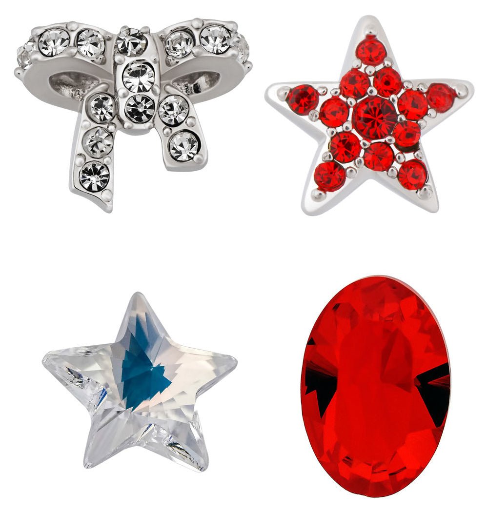 Swarovski Crystal Treasure Plated Charms - WAB - Shipping Dept.