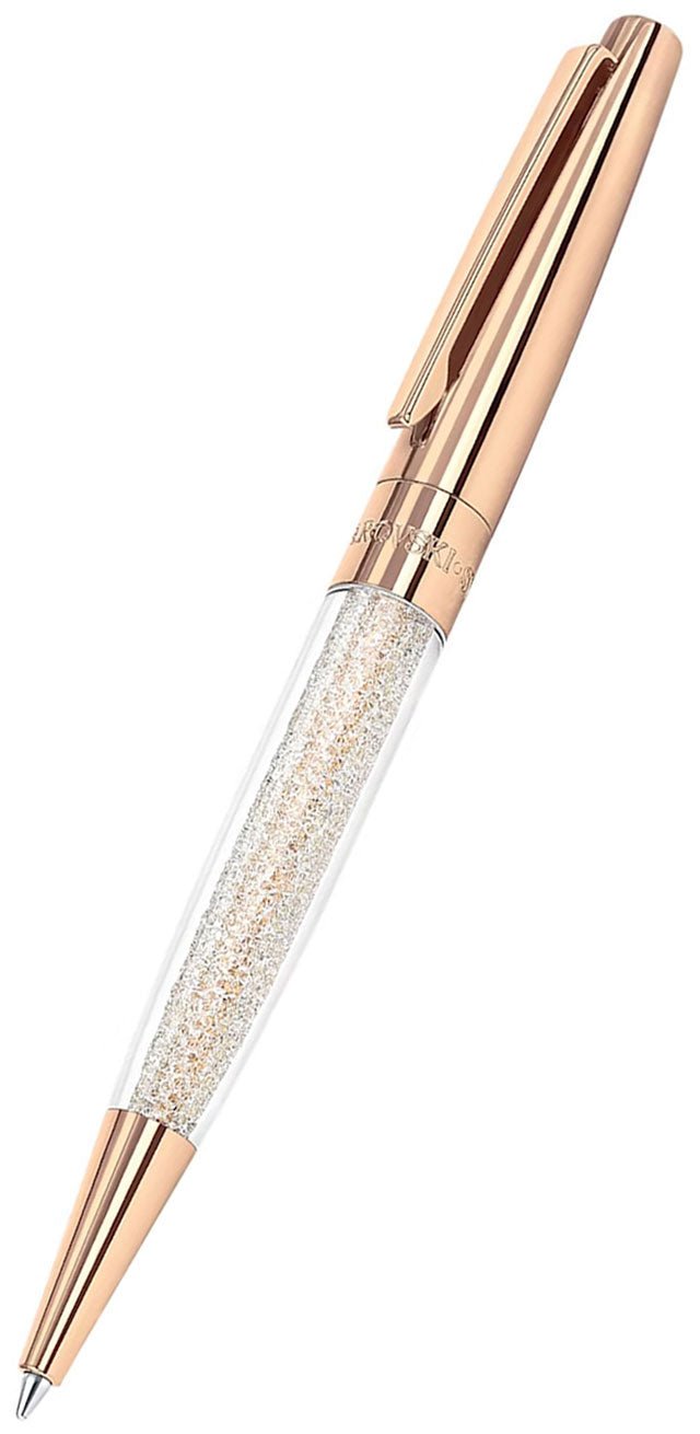 Swarovski Crystalline Stardust Rose Gold Plated Ballpoint Pen 5296363 - Watches & Beyond