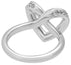 Swarovski Cupidon Rhodium Plated Clear Crystal Pavé Heart Womens Ring Size 7 / 55 - 5119333 - WAB - Shipping Dept.