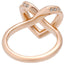 Swarovski Cupidon Rose Gold Plated Clear Crystal Pavé Heart Womens Ring Size 7 / 55 - 5113590 - WAB - Shipping Dept.