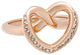 Swarovski Cupidon Rose Gold Plated Clear Crystal Pavé Heart Womens Ring Size 7 / 55 - 5113590 - WAB - Shipping Dept.