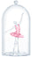 Swarovski Dancer Ballerina Under Bell Jar Figurine Crystal 5428649 - WAB - Shipping Dept.