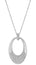 Swarovski Degree 5190015 Rhodium Plated Clear Crystal Pave Oval Pendant Necklace - WAB - Shipping Dept.