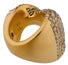 Swarovski Film Yellow Gold Plated Metallic Crystals Womens Ring Size 6 - 7 / 52 - 55 - 5237788 - WAB - Shipping Dept.