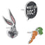 Swarovski Looney Tunes Bugs Bunny Tie Pin Set Rhodium Plated 5488791 - WAB - Shipping Dept.