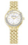 Swarovski Lovely Crystals Mini Gold Tone Stainless Steel Quartz Mother - of - Pearl Dial Women's Watch 5242895 - WAB - Shipping Dept.