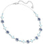 Swarovski Olive Necklace Blue Crystals Rhodium Plated 5480481 - WAB - Shipping Dept.