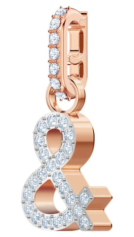 Swarovski Remix Collection "&" Ampersand Charm Crystals Rose Gold Plated 5441403 - WAB - Shipping Dept.