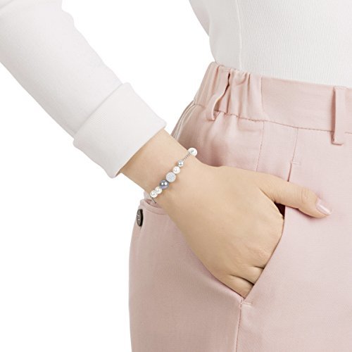 SWAROVSKI Remix Womens Silver Tone Bracelet 5365739