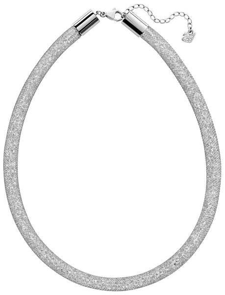 Swarovski Stardust Deluxe Clear Crystal Fishnet Tube Necklace for Women 5180944 - WAB - Shipping Dept.