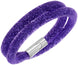 Swarovski Stardust Purple Crystal Filled Nylon Tube with Magnetic Clasp 5089834 Double Bracelet / Choker for Women - Watches & Beyond