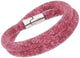 Swarovski Stardust Rose Pink Nylon Fishnet Tube 5139747 Magnetic Clasp Small Double Bracelet / Choker for Women - WAB - Shipping Dept.