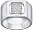 Swarovski Tactic Rhodium Plated Clear Crystal Pavé Womens Ring Size 6 / 52 - 5063704 - WAB - Shipping Dept.