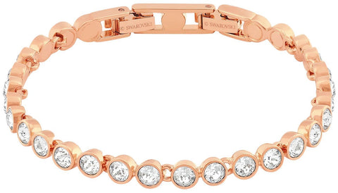 Swarovski Tennis Bracelet Clear Crystals Rose Gold Plated 5039938 - WAB - Shipping Dept.