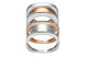 Swarovski Vio Rhodium & Rose Gold Plated Crystals Womens Ring Size 7 / 55 - 5152856 - WAB - Shipping Dept.