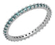 Swarovski Vittore Rhodium Plated Blue Crystal Pavé Womens Ring Size 9 / 60 - 5221404 - WAB - Shipping Dept.