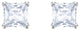 SWAROVSKI Women's Attract Stud Pierced Earrings, White, Rhodium plated - WAB - Shipping Dept.