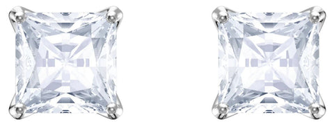 SWAROVSKI Women's Attract Stud Pierced Earrings, White, Rhodium plated - WAB - Shipping Dept.