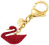 Swarvoski Swan Bag Charm Red Crystals Gold Plated Steel 5526754 - WAB - Shipping Dept.