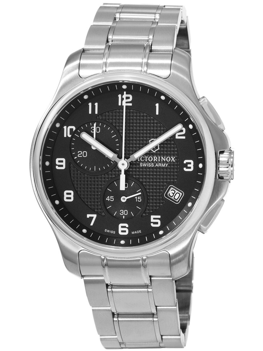 Swiss Army Classic Officer's Chronograph Quartz Steel Mens Watch 241592 - WAB - Shipping Dept.