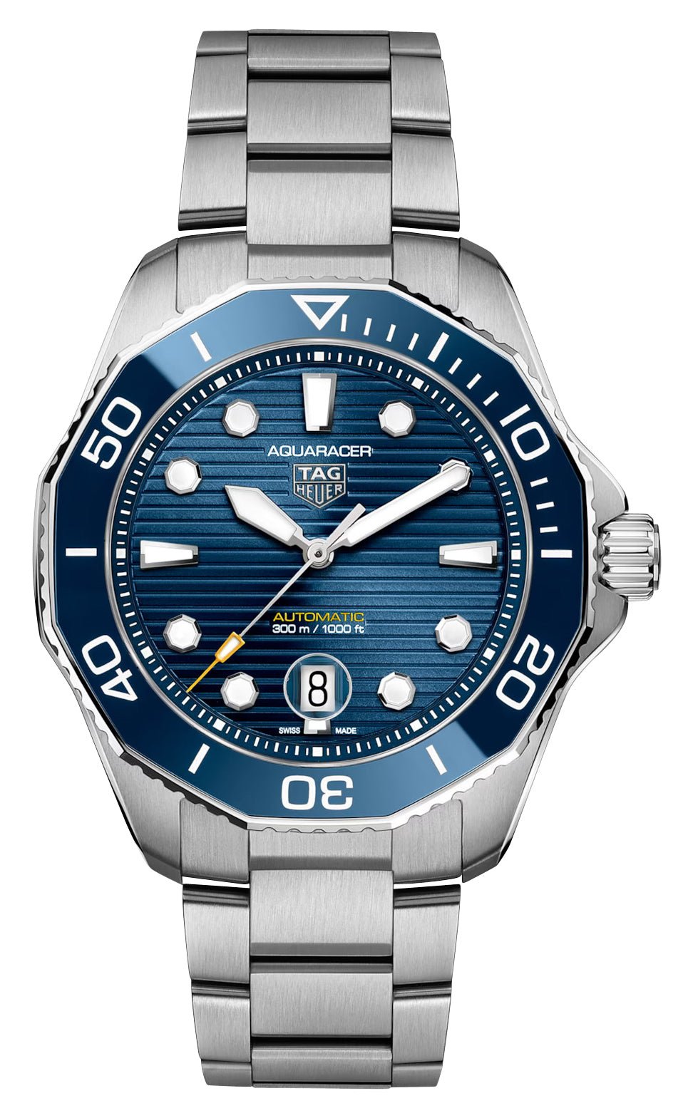 TAG Heuer Aquaracer Professional 300 Automatic Stainless Steel Blue Dial Date Divers Mens Watch WBP201B.BA0632 - WAB - Shipping Dept.