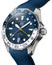 TAG Heuer Aquaracer Professional 300 GMT Automatic Stainless Steel Blue Dial Blue Rubber Strap Date Divers Mens Watch WBP2010.FT6198 - Watches & Beyond