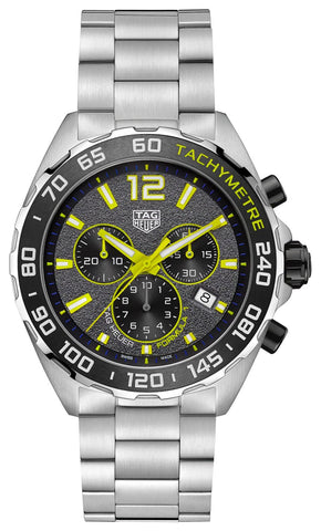 TAG Heuer Formula 1 Chronograph Stainless Steel Gray Dial Date Divers Quartz Mens Watch CAZ101AG.BA0842 - WAB - Shipping Dept.