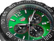 TAG Heuer Formula 1 Chronograph Stainless Steel Green Dial Green Rubber Strap Date Divers Quartz Mens Watch CAZ101AP.FT8056 - Watches & Beyond