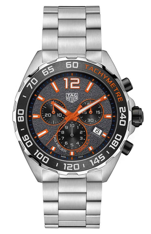 TAG Heuer Formula 1 Chronograph Stainless Steel Grey Dial Date Divers Quartz Mens Watch CAZ101AH.BA0842 - WAB - Shipping Dept.