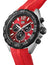 TAG Heuer Formula 1 Chronograph Stainless Steel Red Dial Red Rubber Strap Date Divers Quartz Mens Watch CAZ101AN.FT8055 - Watches & Beyond