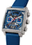 TAG Heuer Monaco Automatic Chronograph Titanium Blue Skeleton Dial Date Blue Rubber Strap Mens Watch CBL2182.FT6235 - Watches & Beyond