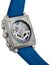 TAG Heuer Monaco Automatic Chronograph Titanium Blue Skeleton Dial Date Blue Rubber Strap Mens Watch CBL2182.FT6235 - Watches & Beyond