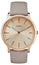 Timex Metropolitan Rose Gold - Tone Brass Rose Gold Dial Gray Leather Strap Quartz Womens Watch TW2R49500 - WAB - Shipping Dept.