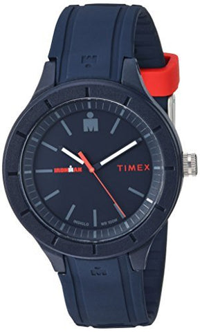 Timex TW5M17000 Ironman Essential Urban Analog 42mm Navy/Red Silicone Strap Watch - WAB - Shipping Dept.