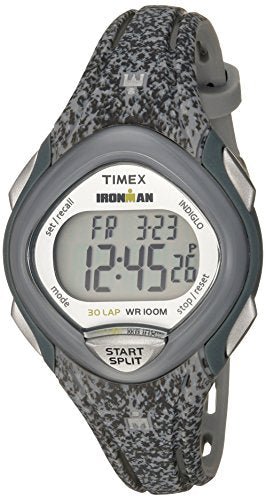 Timex Women's TW5M08800 Ironman Sleek 30 Blue Speckled Resin Strap Watch - WAB - Shipping Dept.