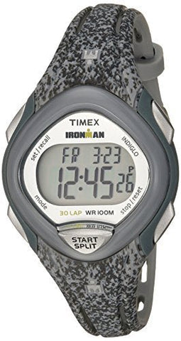 Timex Women's TW5M08800 Ironman Sleek 30 Blue Speckled Resin Strap Watch - WAB - Shipping Dept.