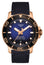 Tissot T - Sport Seastar 1000 Automatic Powermatic 80 Rose Gold PVD Blue Dial Blue Textile Strap Date Mens Watch T120.407.37.041.00 - WAB - Shipping Dept.